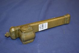 A brass scribes box.