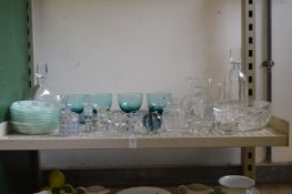 Household and decorative glassware.