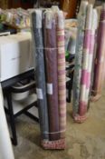 Quantity of part rolls of fabric.