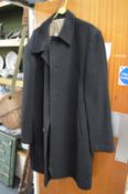 A black overcoat.