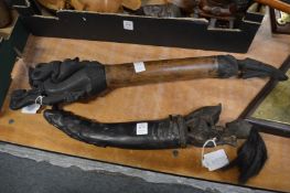 Two African Batak medicine carriers.