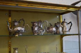 Various coffee pots, water jugs etc.