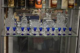 Quantity of glassware.