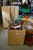 Quantity of gardening tools.