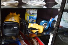 Underwater camera equipment to include a Sony Marine Pack handy cam housing with light and other