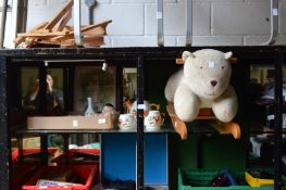 Decorative china and other items.