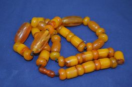 Chunky bead necklace.