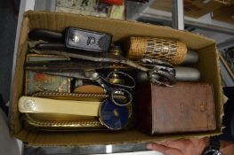 Miscellaneous collectables to include a carriage clock case.