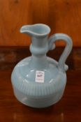Chinese pale blue glazed pottery ewer.