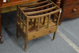 A mahogany Canterbury.