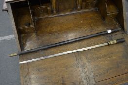 An Indian sword stick.