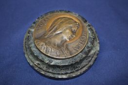Paperweight, Rosa Mystica.