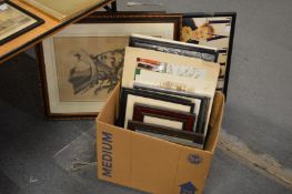 Various paintings, prints etc.