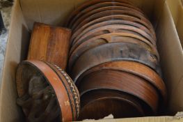 Wooden bowls and platters etc.