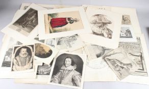 ANTIQUARIAN PRINTS large mixed collection, unframed