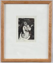 ERIC JAMES MELLON (1925-2014) 'Noah' woodcut print, artists proof, signed and annotated in pencil,