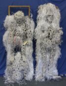 PAM MASCO 'The Paper Queen' and 'The Consort of the Paper Queen' pair of life size figure