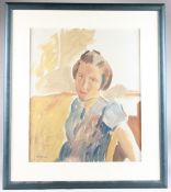 C L HOFFMAN (20TH CENTURY) Portrait of a woman, oil on canvas, signed and dated '39, 59cm x 50cm