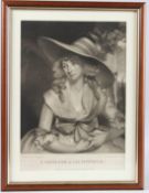 FRANCIS HAWARD ARA (1759-1797) AFTER SIR JOSHUA REYNOLDS 'Mrs Siddons in the Character of the Tragic