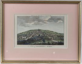 A VIEW OF GUILDFORD IN SURRY 'Engraved for the Modern Universal British Traveller' coloured