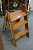A PAIR OF DECORATIVE FOLDING STEPS, 'Champagne'
