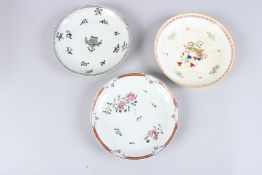 TWO NEW HALL CIRCULAR BOWLS. Pattern Nos 1045 and 298. 3ins x 4.5ins.