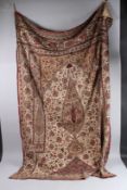 AN 18TH - 19TH CENTURY INDIAN MUGHAL PALAMPORE CHINTZ TEXTILE PANEL. 190cm x 120cm.