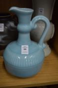 A Chinese turquoise glazed ewer.