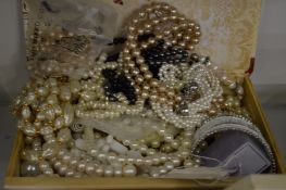 Pearl necklaces etc.