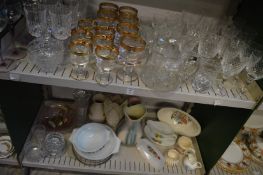 Decorative and household china and glass.