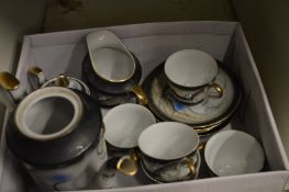 Two part tea services.