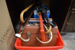 Records, walking sticks etc.