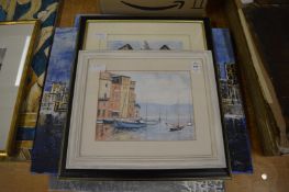 A group of decorative paintings.