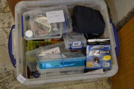 A quantity of fishing equipment.