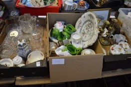 Household and decorative china, glass etc.