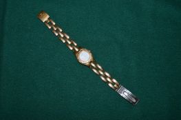 A ladies stylish wristwatch.