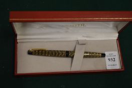 A boxed Sheaffer fountain pen.