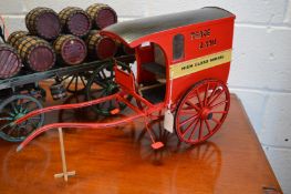 A good 1/8th scale scratch built model of a bakers van.