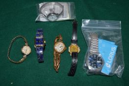 A small group of watches.