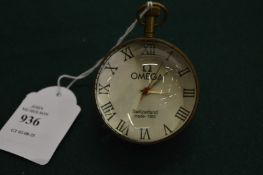 A ball shaped clock.