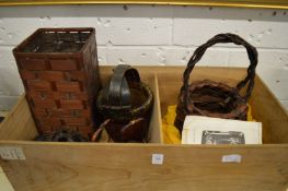 A collection of Japanese wicker baskets.