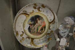 A pair of decorative Continental cabinet plates.