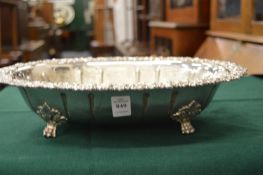 A plated serving dish.