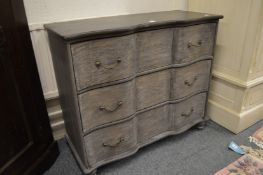 OKA, a grey painted three drawer chest (retails at £900 plus).