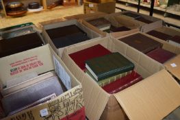 A large quantity of books.