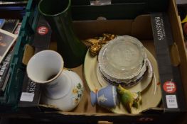 Decorative china and glass.