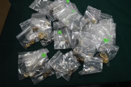 A good large collection of earrings and ear studs etc.