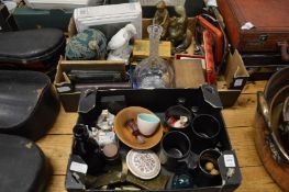 Miscellaneous china, glass and other collectables.