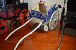 A good 1/8th scale scratch built model of a milk cart.