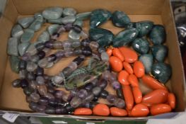 Chunky bead necklaces.